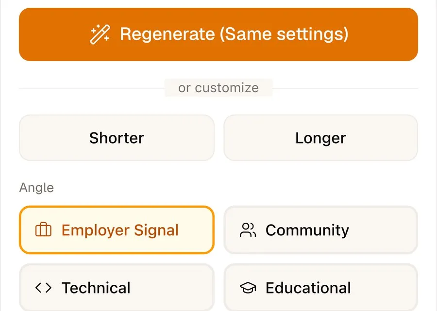 Not quite right? Ask again, in the ProFeed app
